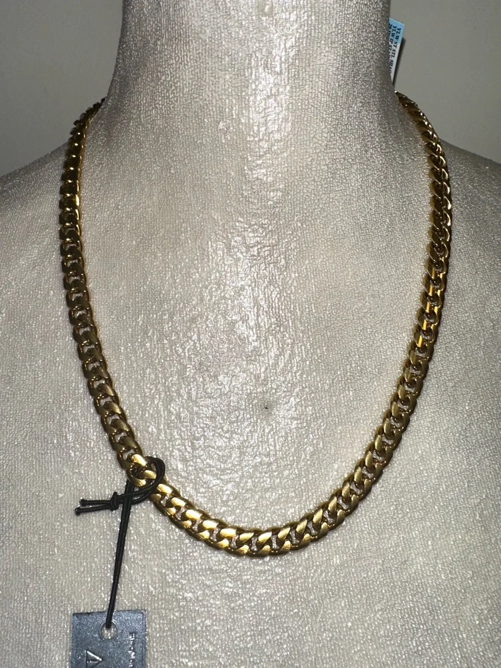 NWT Shaq Stainless Steel Gold Tone Chain